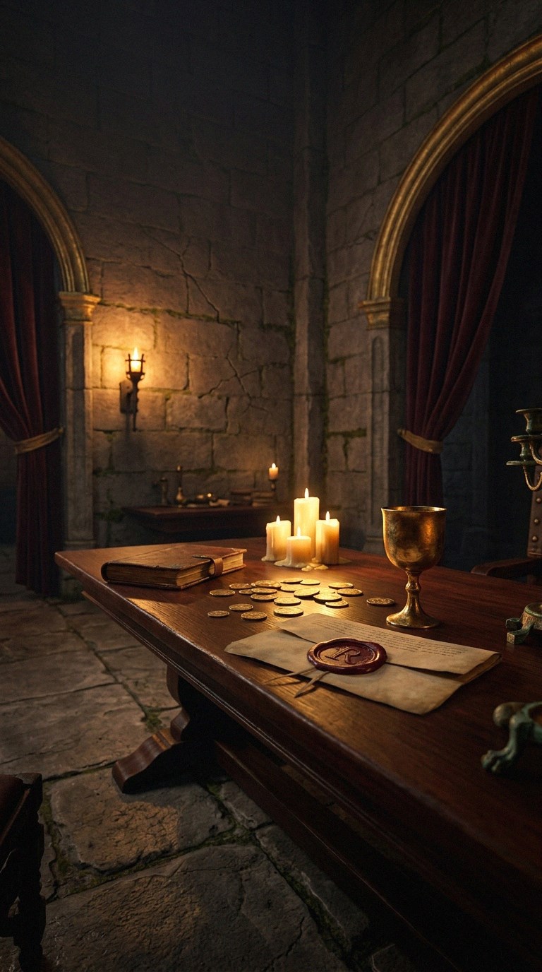 Moderns kazino zāls ar spēļu galdiem un digitāliem displējiem